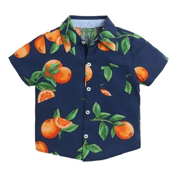 Old Navy Fruit Pring Button Down - Picture 3 of 3